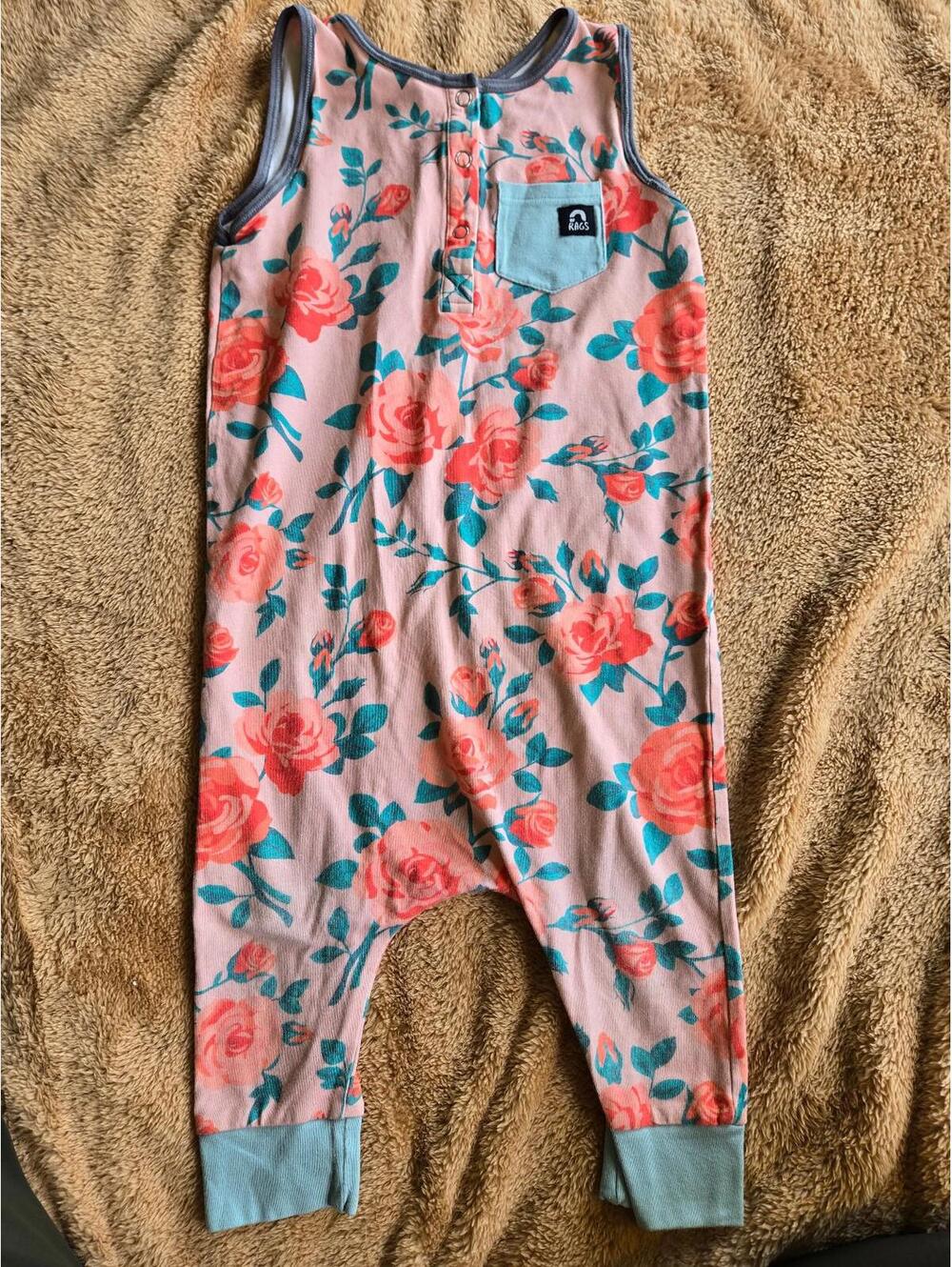3/4 rags romper